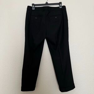 Banana Republic Ladies Pull-On Pants Black Size 8 Petite Tapered Cropped